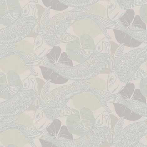 BRICOFLOR Papier peint Beige / Crème Papier peint Japonais, Animaux - 10,05 x 0,53 m (1/5)