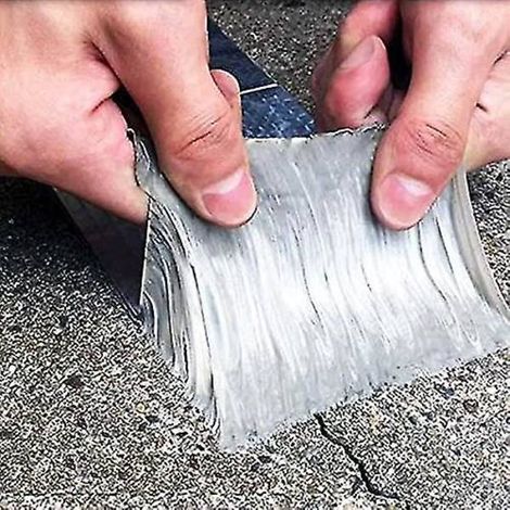 Ruban aluminium : Ruban hyper résistant et imperméable avec une forte adhérence pour fissures, fuites, trous 5cm5m (1/4)