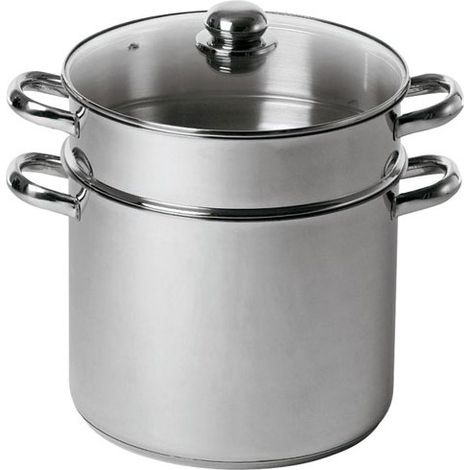 BAUMALU - Combiné couscoussier traiteur en inox - 9 L - D: 24 cm