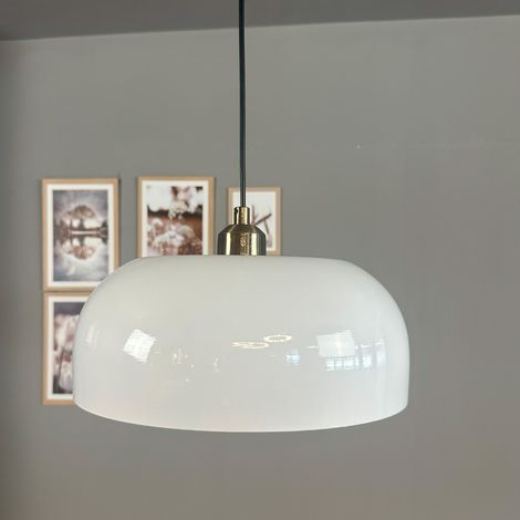 bamyum Rocha Suspension Luminaire Industrielle Rétro en Metal de 30 cm, Lustre de Salon Vintage, Éclairage de Plafond pour Chambre, Cuisine, Plafonnier, Lampe Suspendue (1/5)