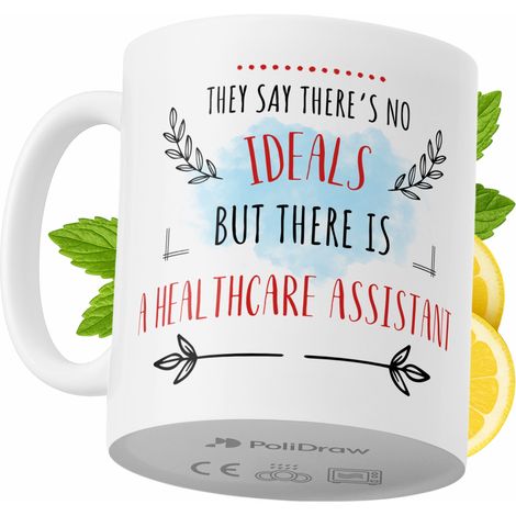 Lustige Tasse für Pflegehelfer/innen – Kaffee- oder Teetasse mit witzigem Textdesign – ideal für Geburtstage, Namenstage, Feiertage und besondere Anlässe. Hochwertige Tasse für Zuhause, Büro und Arbei (1/5)