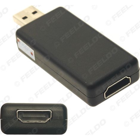 Un autoradio polyvalent compatible avec les systèmes de navigation Android grand écran et des convertisseurs de sortie vidéo USB vers HDMI pour écrans embarqués.