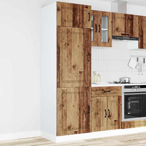 vidaXL Kitchen Cupboard "Kalmar" Old Wood Engineered Wood (1/5)