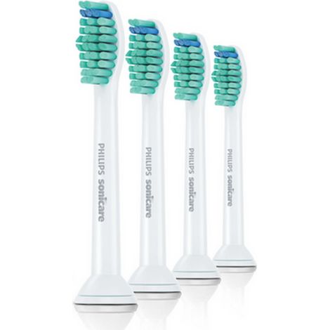 Philips Ersatz-Zahnbürste HX6014/87 Proresults (4er Pack) weiß