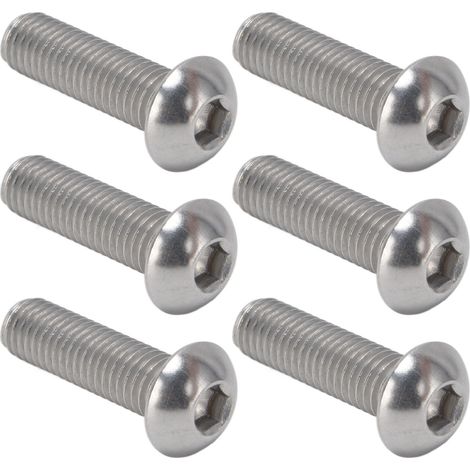 Kit de 30 vis à tête cylindrique à six pans creux en acier inoxydable A2 M10x1,5 à pas grossier (M10x35) (1/5)