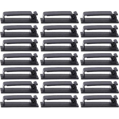 50 Stück selbstklebende Kabelbinder