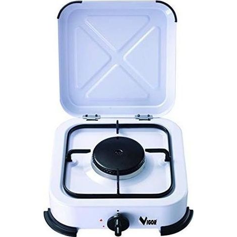 Plaque de cuisson au gaz GPL Blinky avec couvercle, 1 feu