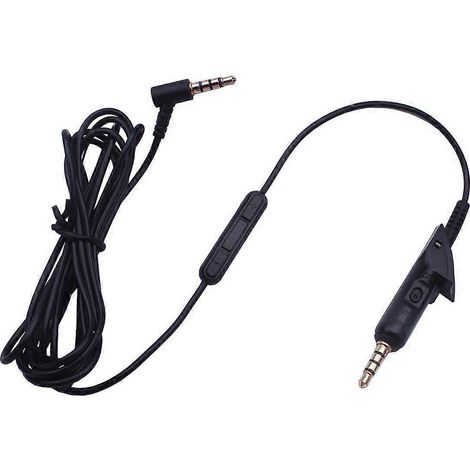 Câble audio double jack 3,5 mm avec boutons pour casque Bose QuietComfort 15/QC15/QC2 (1/4)