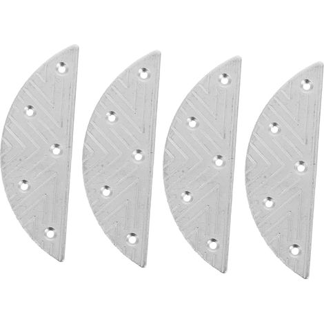 Semelles de protection pour chaussures homme, en fer argenté, lot (1/5)