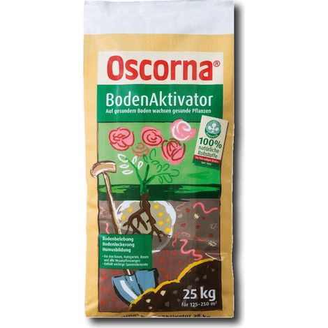 Oscorna Bodenaktivator 25 kg Bodenverbesserer Rasen Obst Gemüse Blumen Dünger