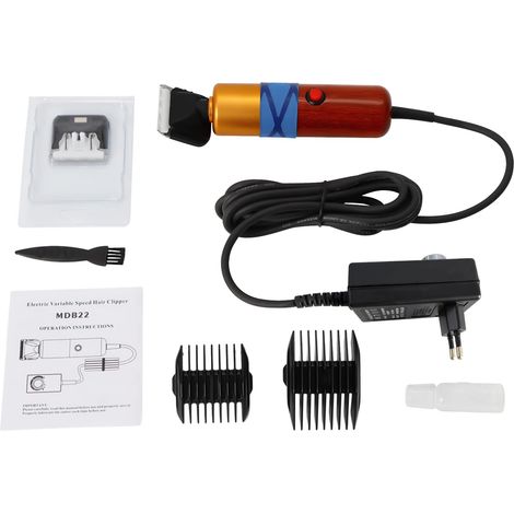 Tondeuse électrique 200 W pour mouton, animaux de compagnie, lapins, alpagas, chèvres, chevaux, ferme, avec mallette (1/5)