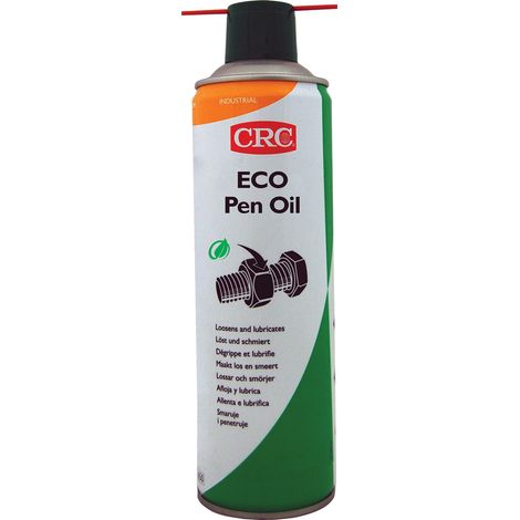 Huile CRC ECO Pen Oil, ECO Pen Oil Aérosol, 500 ml ( Prix pour 1 ). Facilement biodégradable à 89% (OCDE 301B). Multipositions.