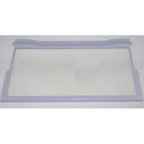 Clayette en verre complète 475x290x5 mm – Compatible réfrigérateurs Whirlpool, Indesit, Bauknecht, Ikea, Smeg, Hotpoint Ariston