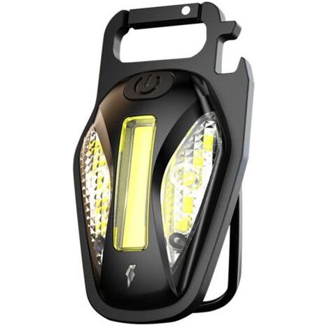 Schlüsselanhängerleuchte für Zelte und Camping, wiederaufladbare Arbeitsleuchte, Campinglampe, wiederaufladbare Campinglampe, Namensschild, Aluminiumlegierung, LED (1/4)
