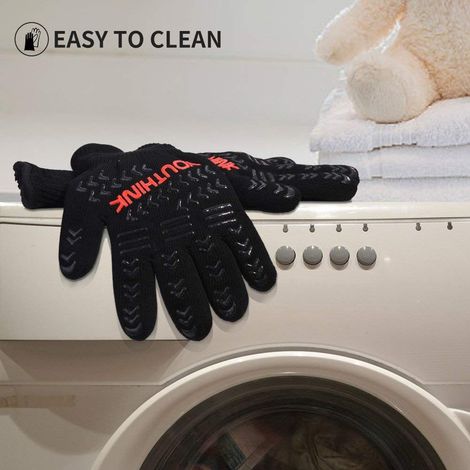 Gants de barbecue FBA exclusifs résistants aux hautes températures, gants de cuisson résistants à la chaleur (800 °C) (1/5)