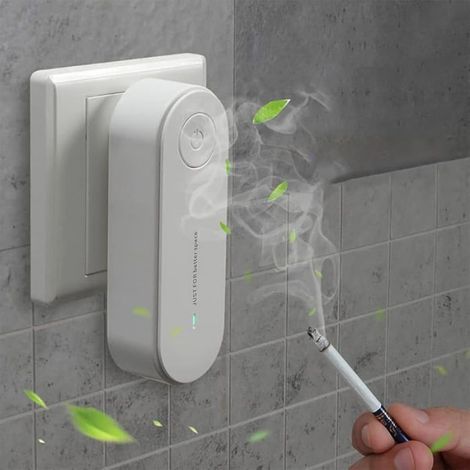 Purificateur Air - Ioniseur Négatif - Pour Salle De Bain Et Toilettes - Sans Filtre - 1 Pièce (1/5)