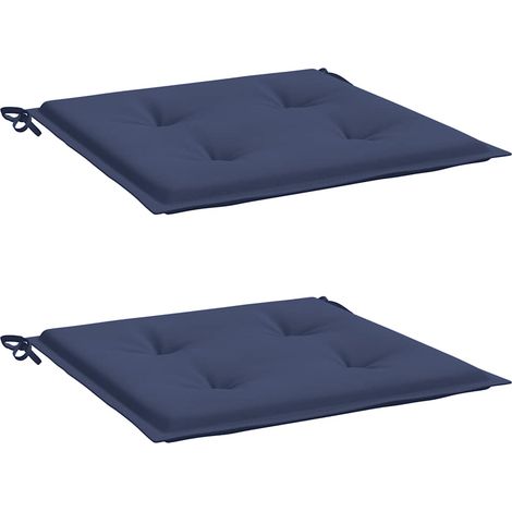 Pallet Cushions 2 pcs Navy Blue 40x40x4 cm Oxford Fabric vidaXL (1/2)