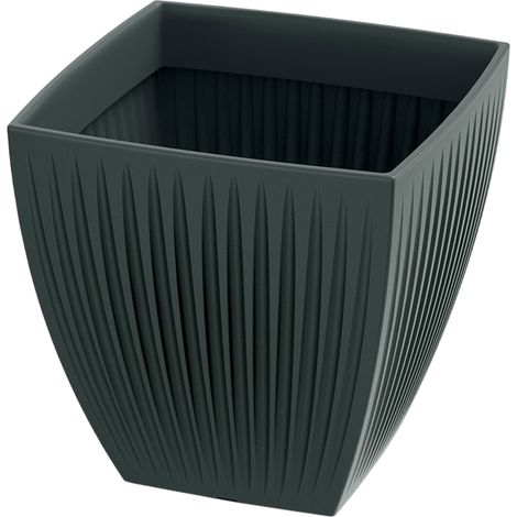Pot de Fleur Latia Carré MIDL Ø60x58 Anthracite (1/3)