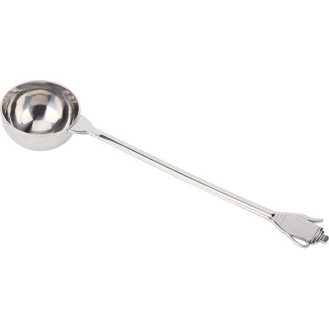 Messlöffel aus Edelstahl mit langem Stiel zum Abmessen, Mischen, Rühren und für Kaffee Küchenutensil für Bar oder Haushalt 20 cm 42 g (1/5)
