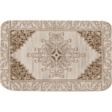 Tapis De Sol Antidérapant En Flanelle Pour Cuisine Salle De Bain Et Bureau 50x80cm (1/5)