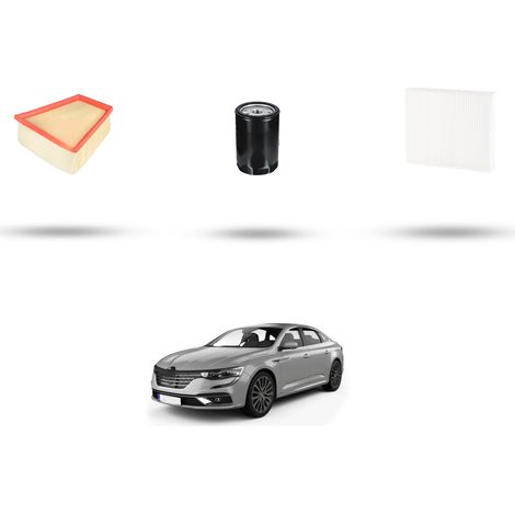 Kit tagliando 3 filtri compatibile con Renault Talisman 1.6 TCE 147kw Dal 2015 (1/5)