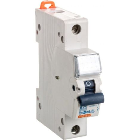 Disyuntor 1P B 25A 6kA GW92209 /paquete de 6/