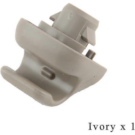 Original Sonnenblendenhalterung, Blendschutz-Visierclips, Befestigungsmaterial für HONDA CIVIC FA1 FD1 FD2 2006-2011, Farbe: Beige, Elfenbein, Grau – 1 Stück (Elfenbein) (1/5)