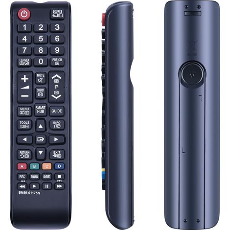 Télécommande universelle pour TV compatible avec télécommande Samsung BN59-01175N TM1240A AA59-00603A AA59-00741A AA59-00786A AA59-00602A BN59-01247A AA59-00743A BN59-0119F et plus encore (1/5)
