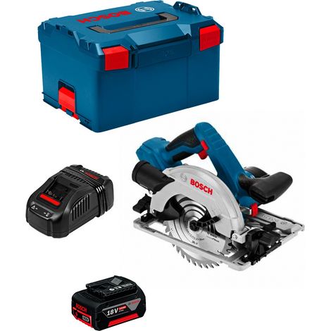 Sega Circolare BOSCH GKS 18V-57 G (1 x 5,0Ah + GAL1880CV + L-Boxx 238) (1/5)