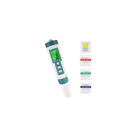 7-in-1-Messgerät für TDS/EC/Salzgehalt/ORP/SG/Temperatur/pH-Wert mit hintergrundbeleuchtetem pH-Meter, hohe Präzision, geeignet für Trinkwasser, Pools und Laboraquarien – Crezuo