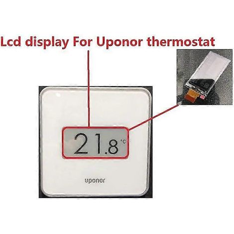 Écran LCD pour la réparation du régulateur de température Uponor Smatrix Wave +RH type T169
