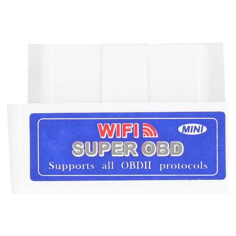 ELM327 12V OBD2 Scanner Mini WLAN Auto-Diagnosegerät Adapter für Android Weiß (1/5)