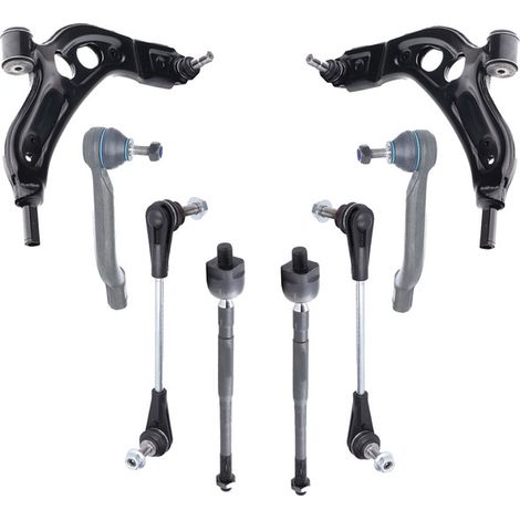 KIT BRACCIO OSCILLANTE 8 PEZZI COMPATIBILE CON MINI MINI COUNTRYMAN (F60) Cooper D ALL4 / Kit Sospensione Completo OE/OEM / Bracci Oscillanti + Testine Sterzo / Sostituzione Diretta OEM