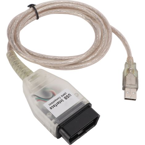 Outil de diagnostic OBD2 K+DCAN avec interface USB et CD de remplacement pour BMW Série 3 E46 E83 E90 (1/5)