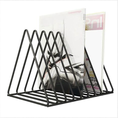 Vinyl Record CD Magazine Storage Rack Album Display Rack-- (1/5)