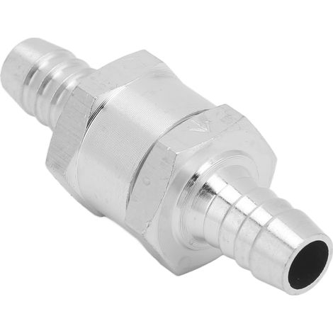 Clapet anti-retour non retour en alliage d'aluminium universel pour carburant essence gasoil diesel eau 10mm/0.39in (1/5)