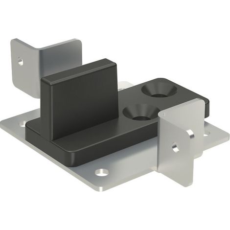 Guide bas SLID'UP 2300 pour porte coulissante entre-cloison 25 mm min