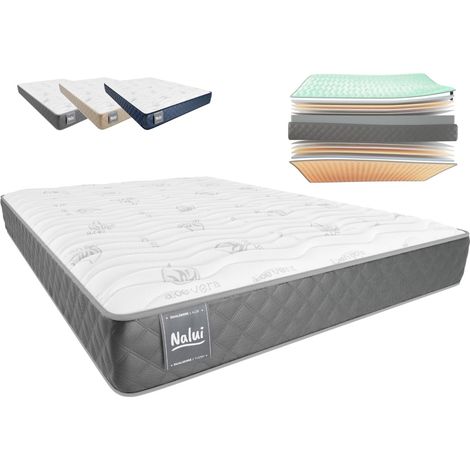 ZZ DON DESCANSO Materasso viscoelastico Aloe Vera Mulhacen, Memory Foam, Altezza ± 21 cm, 105x200 cm (1/5)