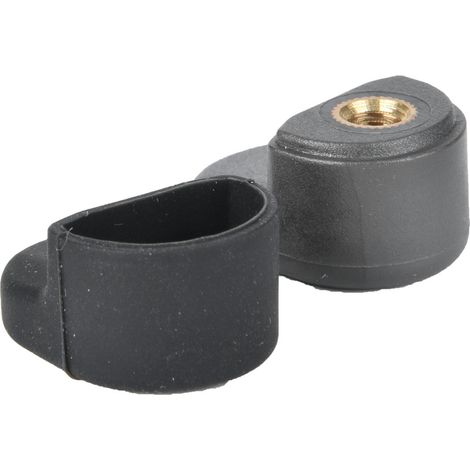 Robuster Hinterradkotflügelhaken & Silikongelhülle für Xiaomi M365 Elektroroller, Schwarz (1/5)