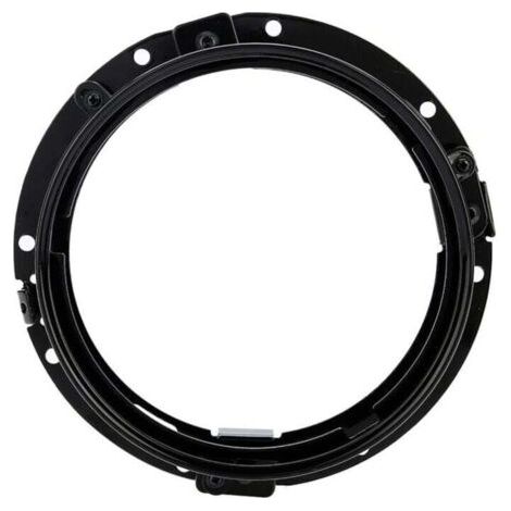 BARKBUSTERS Support de montage pour phare de voiture 7 pouces, anneau rond pour Jeep Wrangler (noir) (1/4)