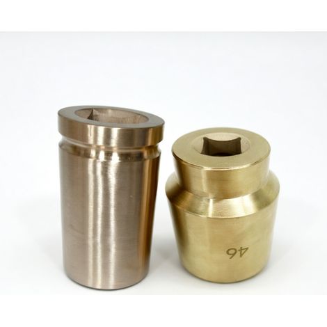 Bussola antiscintilla 32 mm 1 pollice quadro bronzo all'alluminio