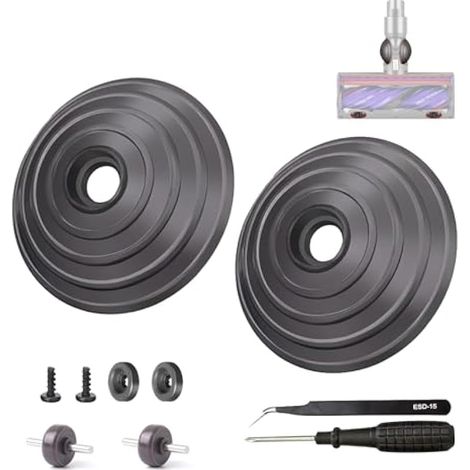 Remplacer Balle Roues et Le Fond Roues pour Dyson V6 V7 V8 V10 V11 V12 DC58 DC59 DC62 DC74 Aspirateur 35W 50W Tête de Brosse Roues Remplacement des Pièces Détachées (1/5)