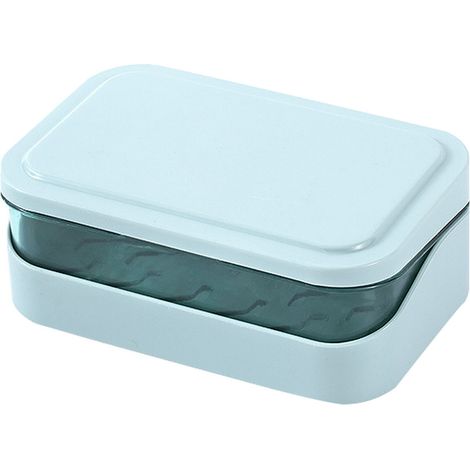 Küchenutensilien-Set, Werkzeuge, Seifenschale, Aufbewahrungsbox, Reiseschüsseln und -teller, Abtropfgestell, Deckel, Geschirr – blau