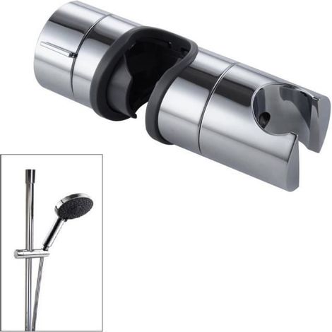 Support de Douche Réglable URAQT - Chrome - Pour Douche - Réglable en Hauteur