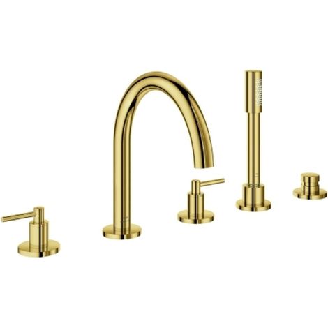 GROHE Conjunto de bañera de 5 orificios Atrio 29407 FMS maneta cool sunrise, 29407GL0