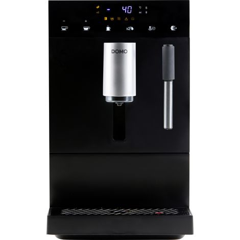 Automatische Espressomaschine mit Mahlwerk - DOMO - DO1150K - 1350 W - 19 bar - 125 g Kaffee - Schwarz (1/5)