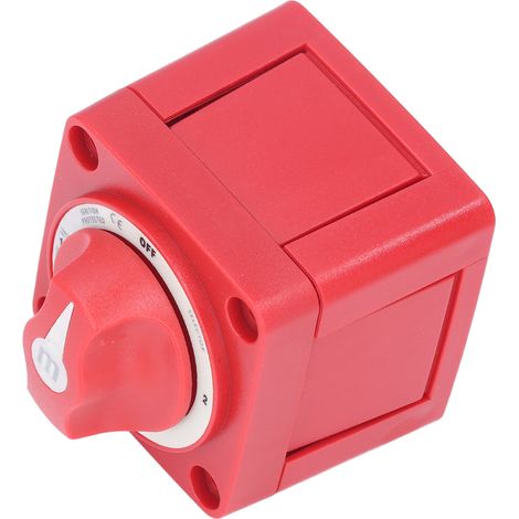 Interrupteur de batterie 300A 3 positions, coupure double circuit, isolateur de déconnexion pour bateau, voiture, camion, remorque, camping-car (1/5)