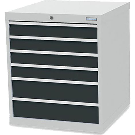 Bedrunka+Hirth Schubladenschrank Tiefe 736 mm R 24-24 6x Schublade BxTxH 705x736x 819 mm - 780/0420V10Z (1/5)