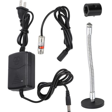 Module Laser Rouge 650nm avec Support Magnétique Flexible pour Positionnement Infrarouge, Alimentation AC 100‑240V Prise US (1/5)
