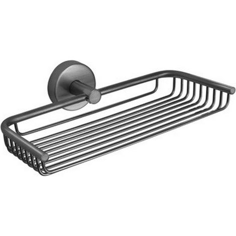 Portaoggetti doccia a griglia in acciaio inox satinato 23cm  MIRA-S kamalu